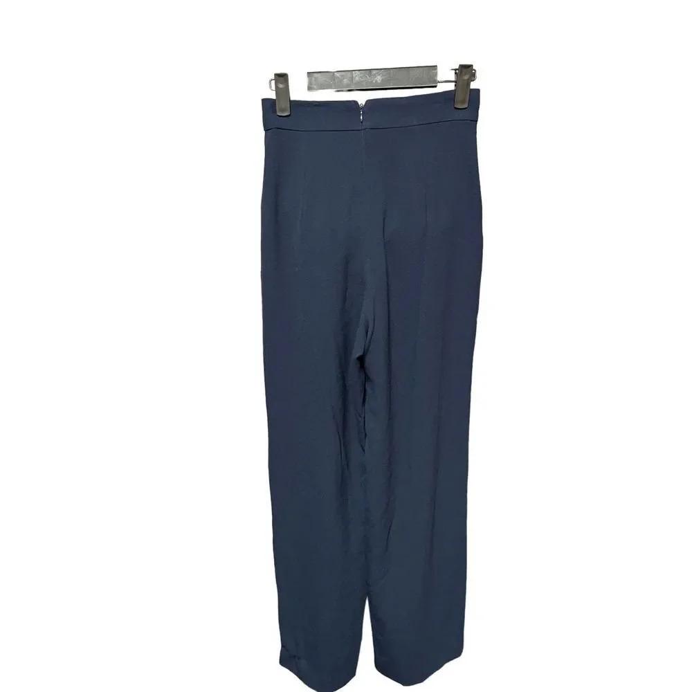 Dress The population Andreas Wrap Top & Wide Leg Pant Set - Picture 7 of 11
